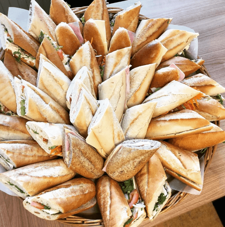 Sandwichmand voor bedrijven